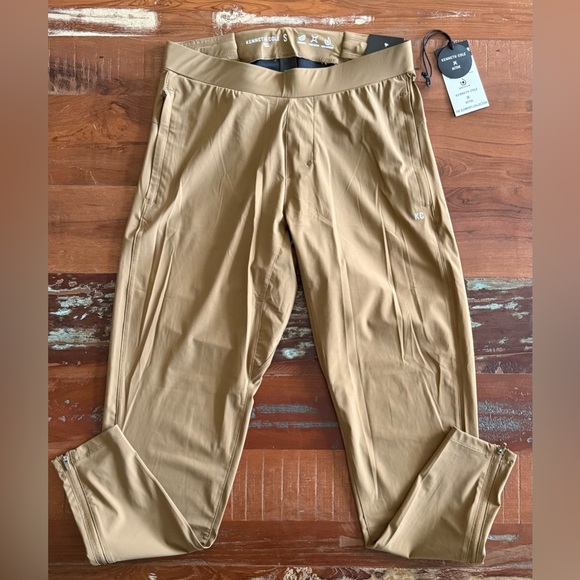 Kenneth Cole Tan Slim Fit Skinny Leg Joggers!  NWTS!   S - Picture 1 of 6